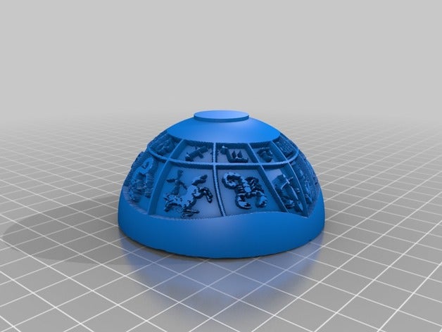 horoscope du bol jouets & accessoires de jeux jeu bols zodiaque 3D print model - Mito3D