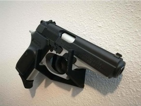 bersa donner 380 Wandhalterung tools gun mount Pistole thunder die Wandmontage Waffe 3d print model - Mito3D