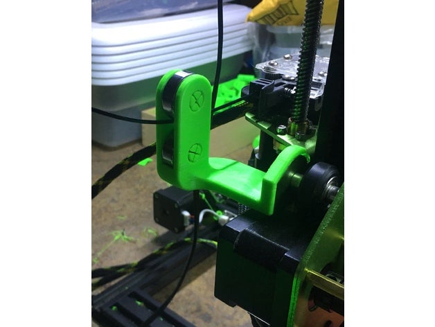 tevo tornado roller bearing filament guide 3d printer parts 608 filament-guide 3D print model - Mito3D