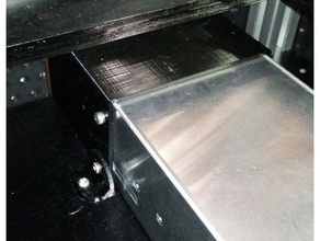 meanwell hrp-600-24 fonte de alimentação peças Impressora 3d diy impressora hipercubo evolução tampa montagem fio âncora 3d print model - Mito3D