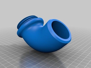 printed solid bofa enclosure hose mount 3d printer accessories 3d print model - Mito3D