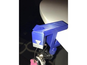 modulare a coda di rondine portachiavi desk clamp i morsetto keychain 3d print model - Mito3D