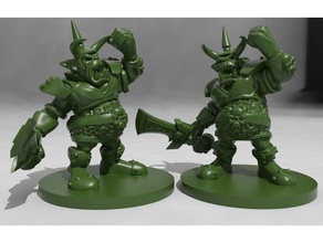 big orc boss toy & game accessories d&d dnd dungeons dragons orog tabletop warboss wargaming 3d print model - Mito3D
