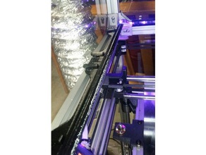 led strip holder 3030 3d printer parts lighting hypercube evolution light 3d print model - Mito3D