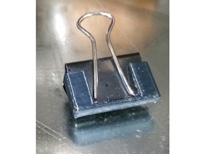 médio binder clip aquecedor de guarda A impressão 3d cama clipe 3d print model - Mito3D
