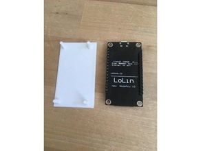 lolin montieren - Elektronik arduino lolin32 lite mount socket 3d print model - Mito3D