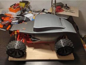open rc truggy hot rod body testing vehicles buggy car custom openrc rat vehicle 3d print model - Mito3D