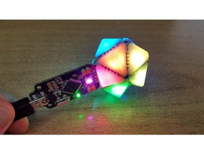 trixeled diy arduino led kit rgb leds trixelled trixel ws2812b 3d print model - Mito3D