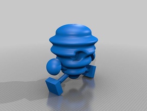 insulator man sculptures 3d print model - Mito3D