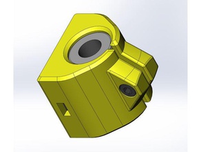 y bearing housing zaribo 3d printer parts holder 3d print model - Mito3D