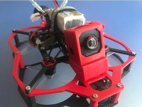 camara protection quelima camera flex-tpu r c vehicles angle mount case drone support tpu 3d print model - Mito3D