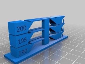 190 200 Temperatur-Turm 3d-Druck-tests kundengebundene 3d print model - Mito3D