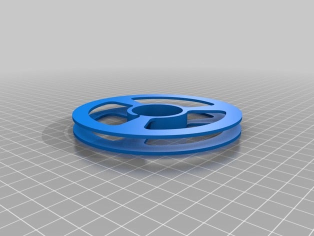 flat cavo ethernet spool computer 3D print model - Mito3D