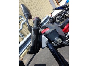 ram handlebar mount sport & outdoors gps motorcycle mounts 3d print model - Mito3D