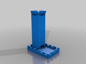 d&d dice tower A impressão 3d 3d print model - Mito3D