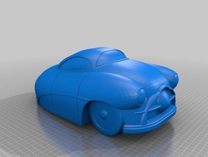 lead sled toy custom automotive ford hot rod shoebox 3d print model - Mito3D