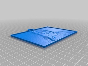 abbaye 2d art personnalisé 3d print model - Mito3D