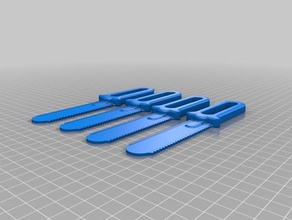 multiple cardboard saws tools 3d print model - Mito3D