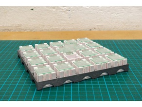 smd caixa bandeja de partições organização fusion360 fusão 360 3d print model - Mito3D