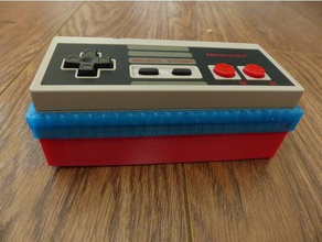 nes controller wire box video games display storage 3d print model - Mito3D