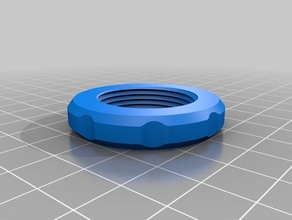 ring cap needle holes 3d print model - Mito3D