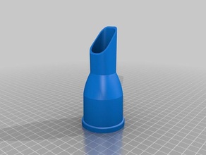 short shop vacuum nozzle parts 3d print model - Mito3D
