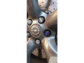 porca de roda tampa opel opc mmu a indústria automotiva 3d print model - Mito3D