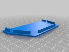 114mm square gutter end household 3d print model - Mito3D
