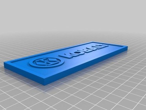 kobalt amblemi işaretler ve logolar 3d print model - Mito3D