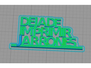 deja imprimir jarrones - bricogeek Kunst 3d print model - Mito3D