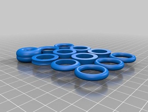 my customized ring band creation script rings 3d print model - Mito3D