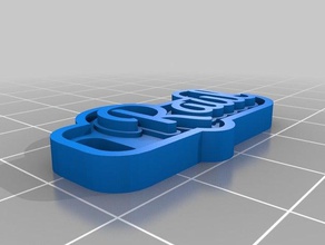 raúl - mi personalizados multilínea tag llavero llaveros personalizado 3d print model - Mito3D