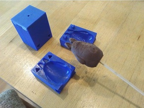 çikolata totoro şeker kalıp mutfak ve yemek 3d print model - Mito3D