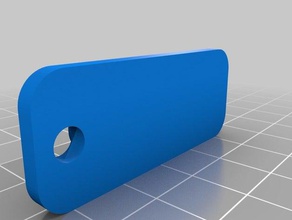 garage Schlüsselanhänger keychain 3d print model - Mito3D