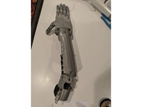 my customized unlimbited arm v21 - marekx53 edition e-nable enable prosthetic 3d print model - Mito3D