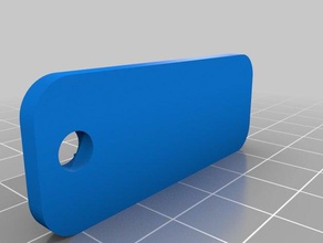 remolque llavero llaveros 3d el 3d print model - Mito3D