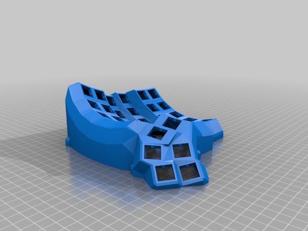 dactyl-manuform keyboard 6x6 3D Print Details