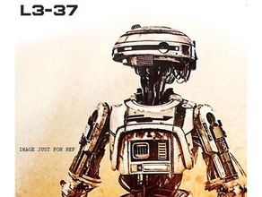 l3-37 inspirited bust model robots droid han-solo hansolo l337 starwars star wars 3d print model - Mito3D