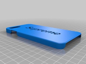 iphone 8+ suprema caso telefone celular 3d print model - Mito3D