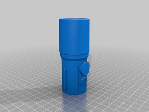 dyson v7 v8 v10 universal adapter - different nozzles univeral 34mm outer 40mm inner diameter household created freecad vacuum made 3d print model - Mito3D