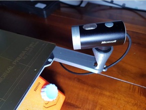 lifecam cinema de montaje la cámara prusa i3 mk3 Impresora 3d accesorios microsoft webcam 3d print model - Mito3D