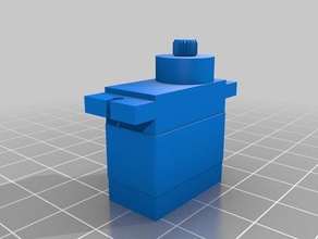 micro servo hobby 9g modelo em escala 3d print model - Mito3D