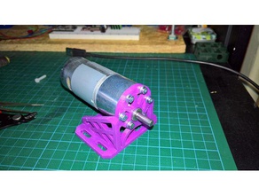 dc-motor-mount hobby dc-motor motor mount 3d print model - Mito3D