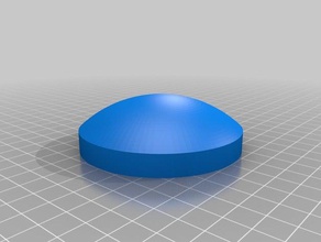dome cover replacement large adafruit arcade button 100mm electronics 3d print model - Mito3D