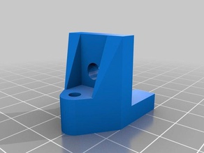 hypercube evolution bed bracket 125mm 3d printer parts customized 3d print model - Mito3D