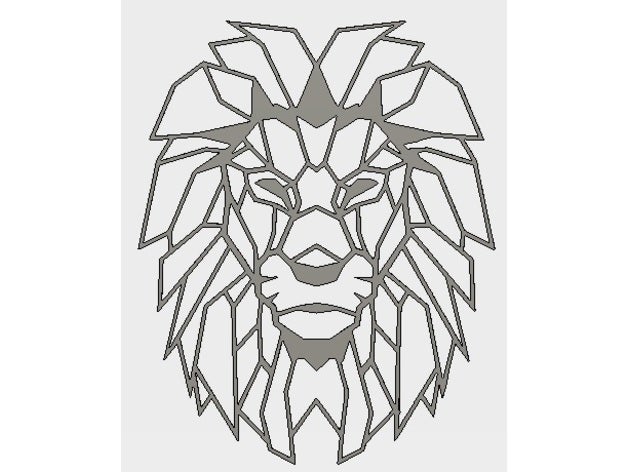 león art animal aslan 3D print model - Mito3D