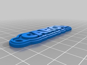 carol llavero llaveros personalizado 3d print model - Mito3D