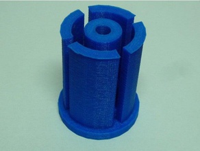 redüktörlü del di metro agujero para carrete filamento 3d yazıcı aksesuarları 3d print model - Mito3D