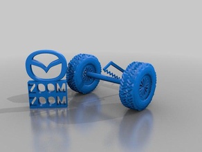 golden axe - zoom-zoom Schilder & logos 3d print model - Mito3D