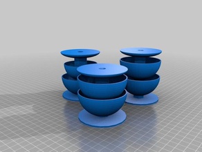 2tierantiantsupport 3d printing anti ant support bug no pet bowl stand 3d print model - Mito3D